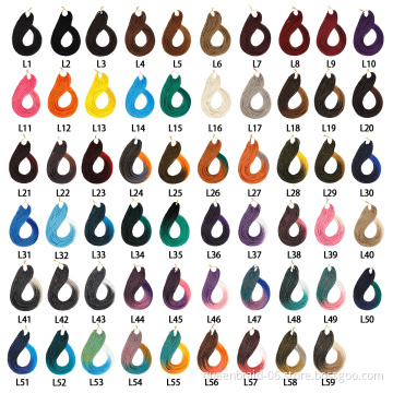 Ombre 2x Box Braid Crochet Hair Box Braiding Synthetic Hair Extension 24inch Jumbo Braid Hair 20 Strands/pack